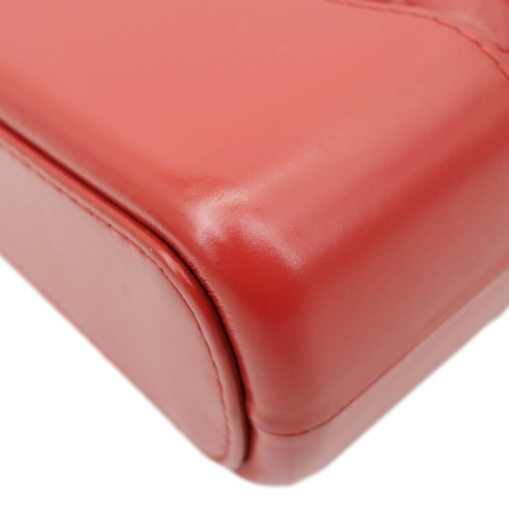 Chanel Gabrielle Aged Calfskin Quilted Leather Crossbody Bag Red - Picture 7 of 13